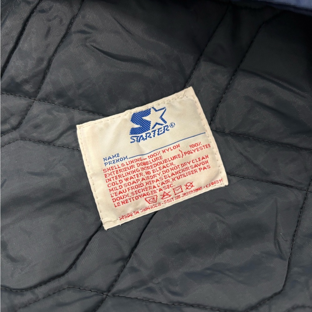 Vintage 80s Starter‎ Chicago Bears Satin Bomber Jacket Sz M - Picture 5 of 8